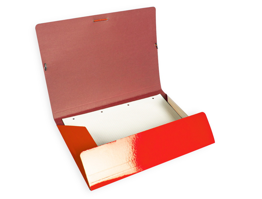 CARPETA LIDERPAPEL GOMAS TRES SOLAPAS CARTON PLASTIFICADO FOLIO COLORES SURTIDOS